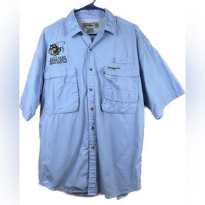 Hook & Tackle Hi-Tech Fishing Gear Size Medium Fishing Shirt with Short …